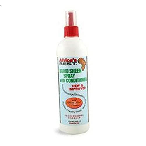 Braid Sheen Spray with Conditioner - 12 Ounce (4 Pack) | Hydrating & Shine Enhancing Hair Care for Braids, Twists & Locs | Perfect for Daily Styling & Protective Hairstyles