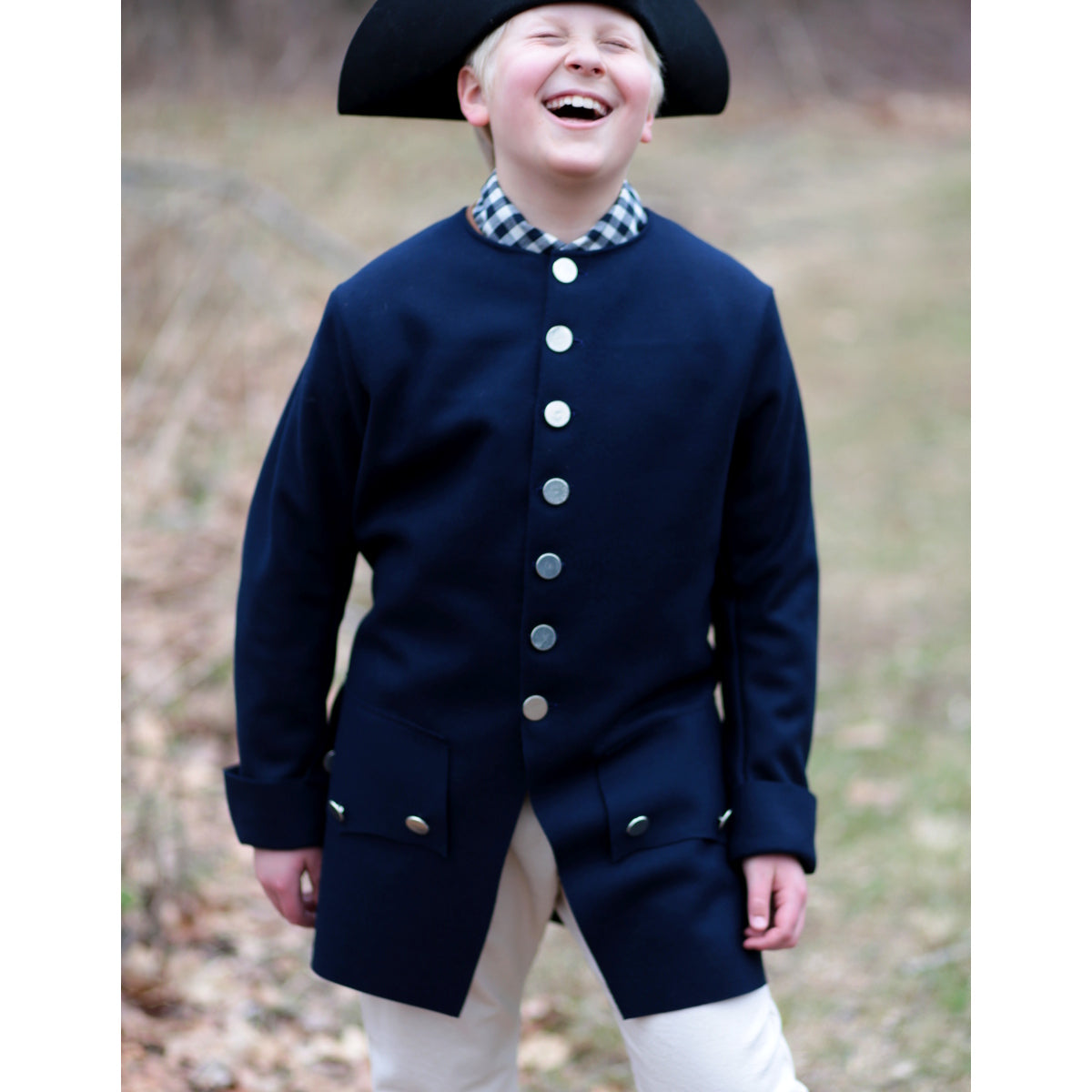 Boys' Civilian Costume Coat - Kids' Historical Dress Up Outfit for Halloween & Theater Performances