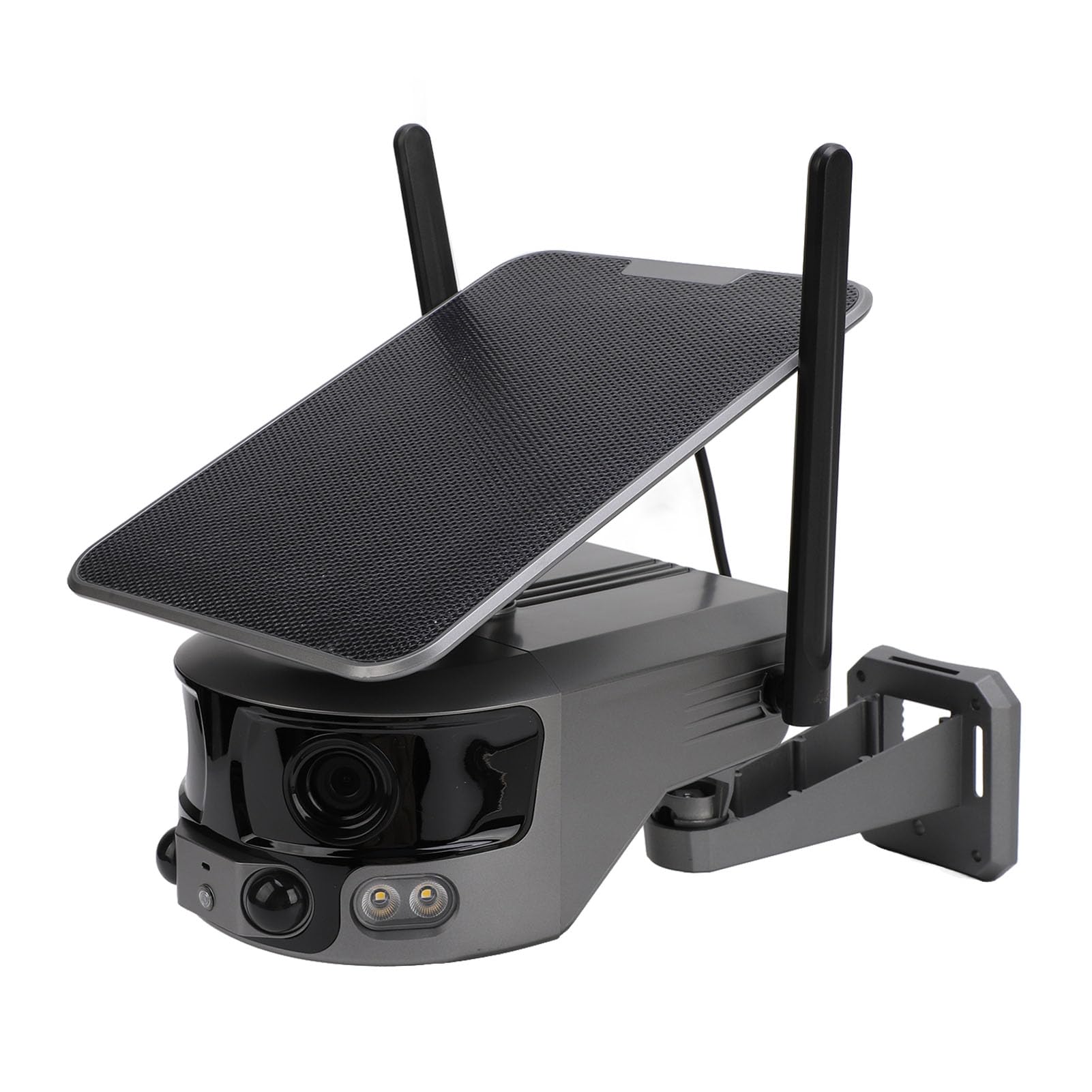 4K Solar Security Camera with Dual Lens & 8MP Resolution - Full Color Night Vision, Motion Detection, 4G Network - Outdoor Wireless Surveillance System for Home Protection (Ideal for Backyard, Garage & Property Monitoring)