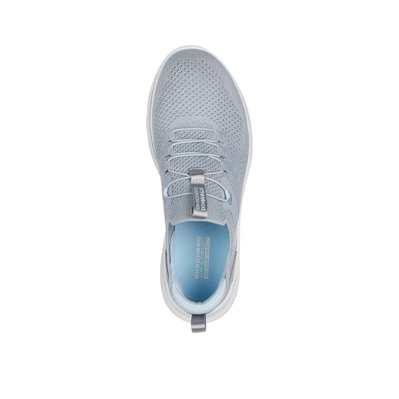 GO WALK 7 Comfortable Slip-On Walking Shoes - Lightweight & Breathable for Men & Women (Style: 125225/GYLB) - Perfect for Travel, Work, and Everyday Wear
