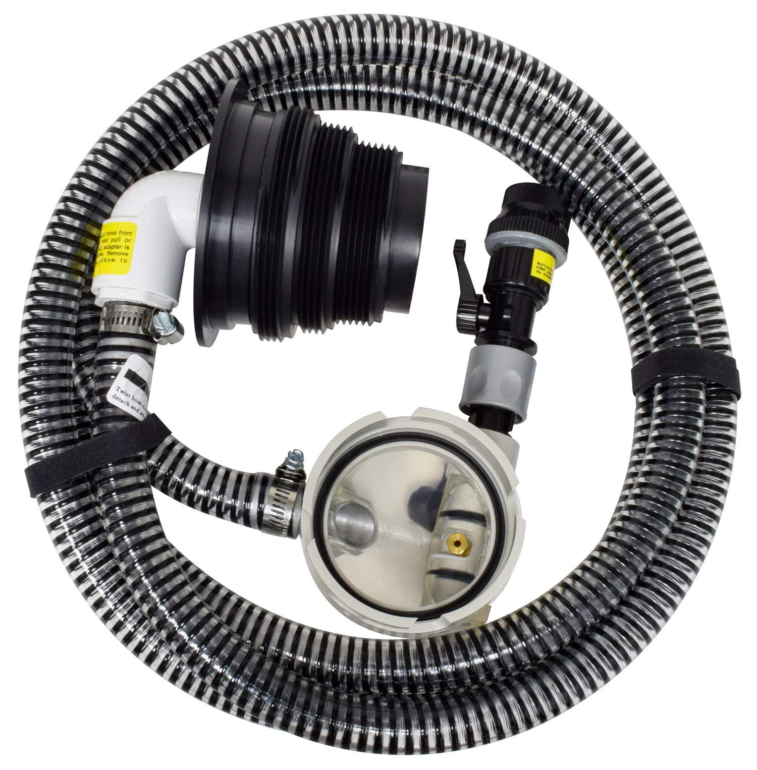 Valterra SS01 RV SewerSolution Drainage Kit - 10ft Heavy Duty Sewer Hose with Fittings & Accessories for Camper, Motorhome Waste Water Disposal | Camping, RV Trips, Outdoor Adventures