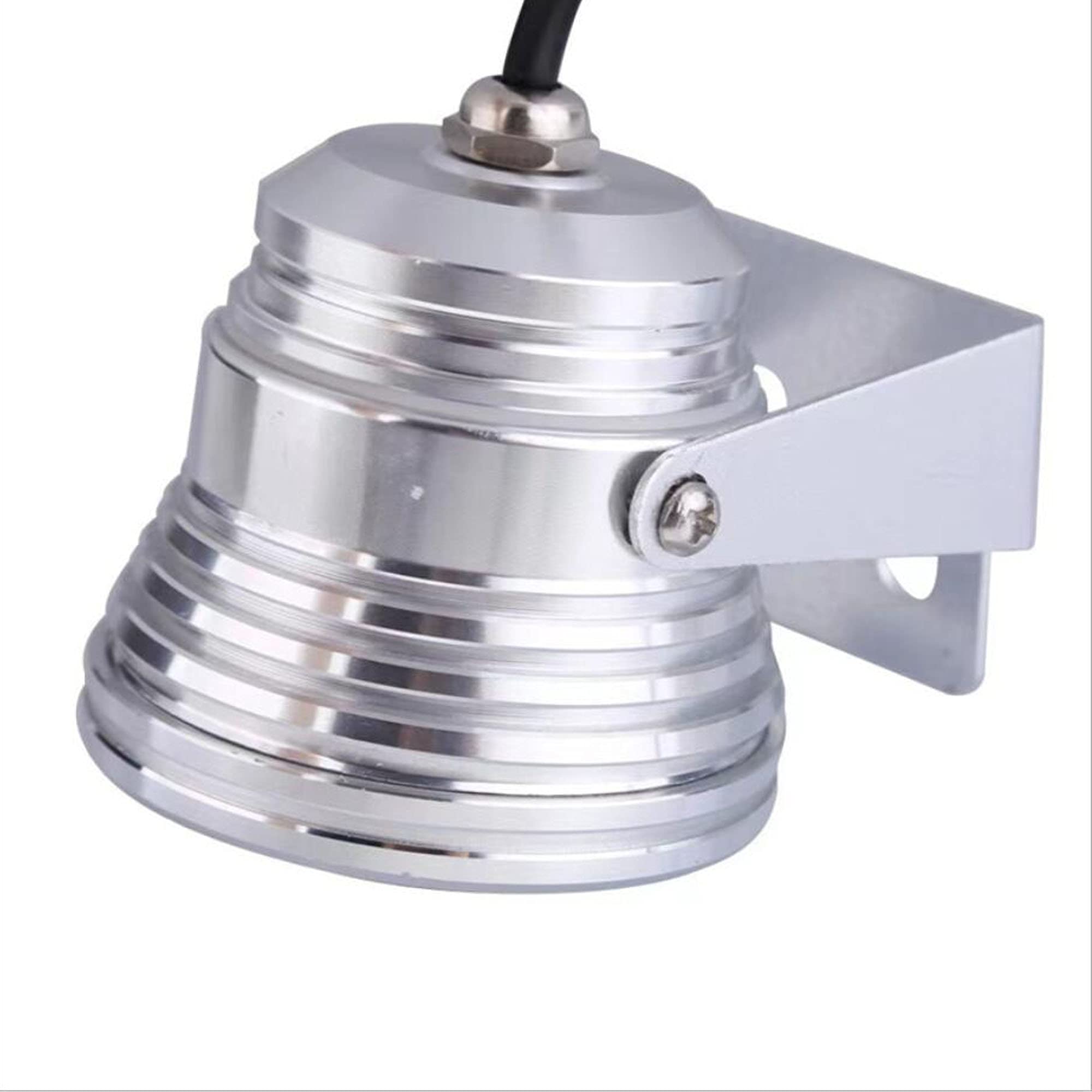 10W RGB LED Spotlight for Yard - Waterproof Outdoor Landscape Lighting with Remote Control & Dimmable Colors, US Plug (DC/AC 12V) - Perfect for Garden, Pool, Patio, and Pathway Illumination