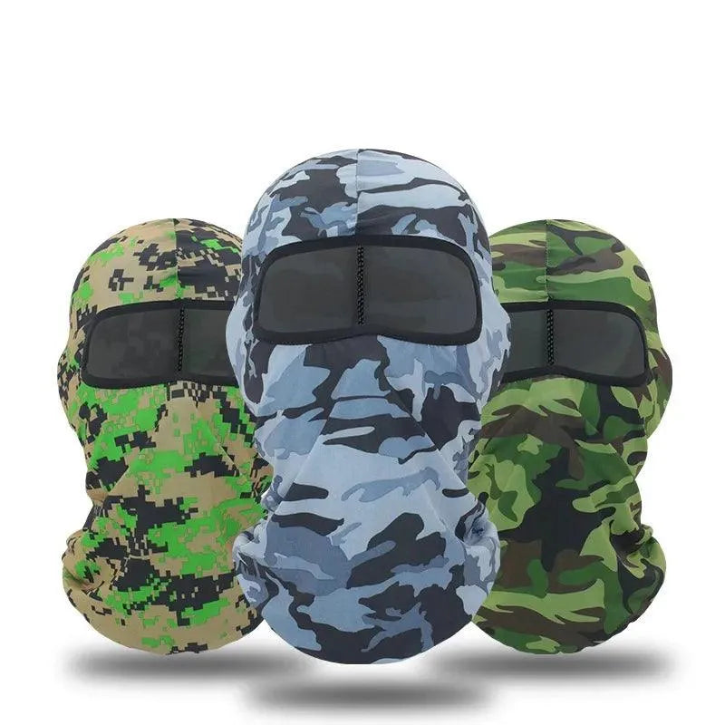 35 Colors Camouflage Sun Protection Balaclava - Windproof Ski Mask for Men, UV Protection Face Cover for Outdoor Sports, Hiking, Cycling & Winter Activities