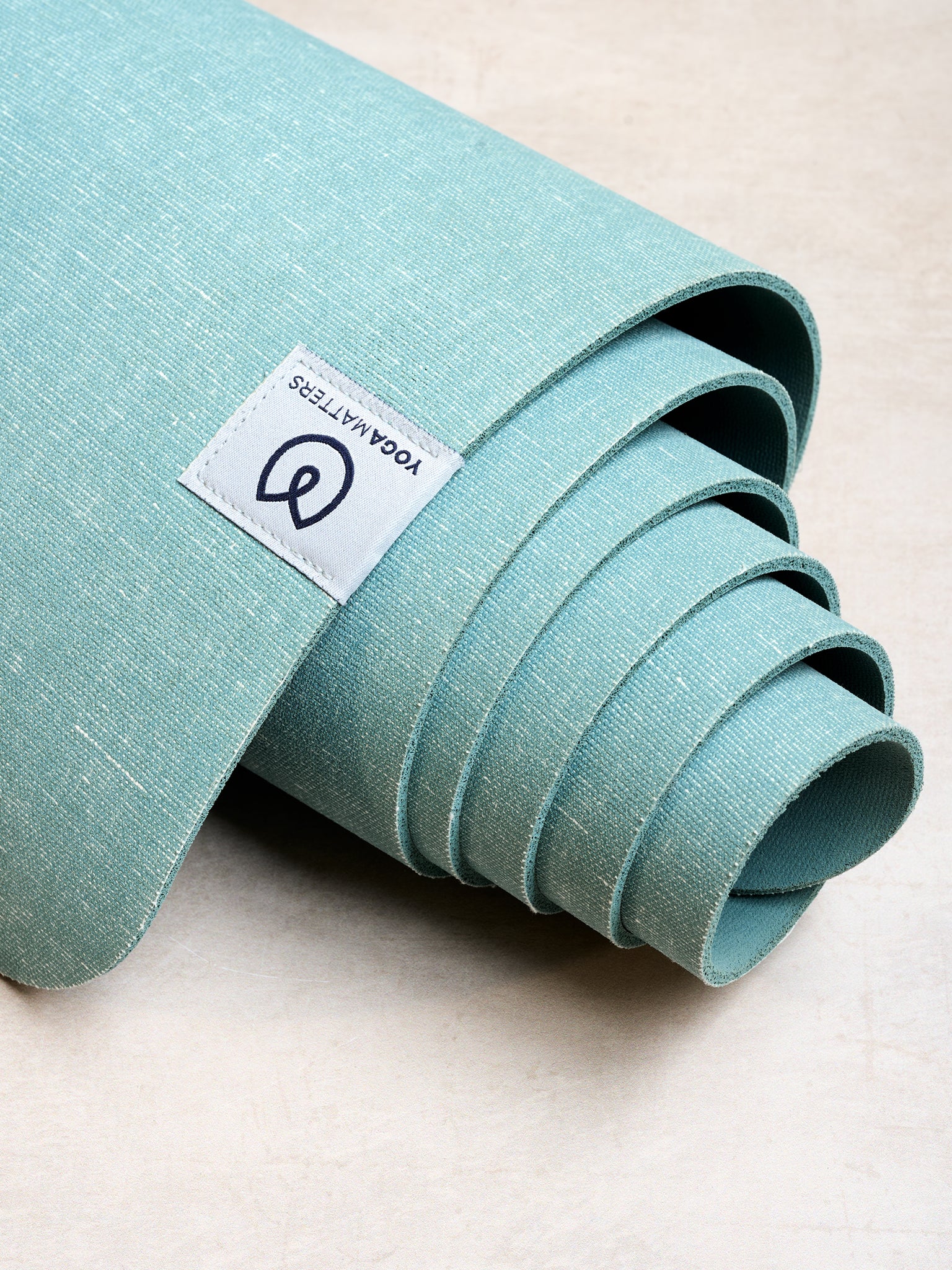 Eco-Friendly Yoga Mat Set of 6 - Non-Slip, Extra Thick & Sustainable for Home, Studio & Travel - Yogamatters Eco Rise Yoga Mats for Hot Yoga, Pilates & Meditation