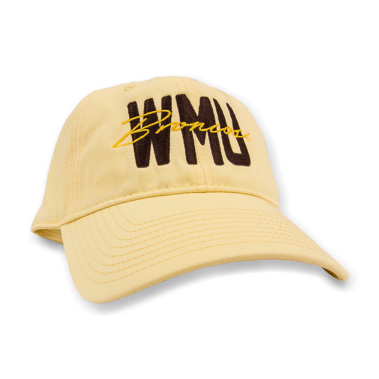 WMU Garment Washed Baseball Cap - Adjustable Cotton Unisex Dad Hat for Men & Women - Perfect for Outdoor Activities, Sports, and Casual Wear