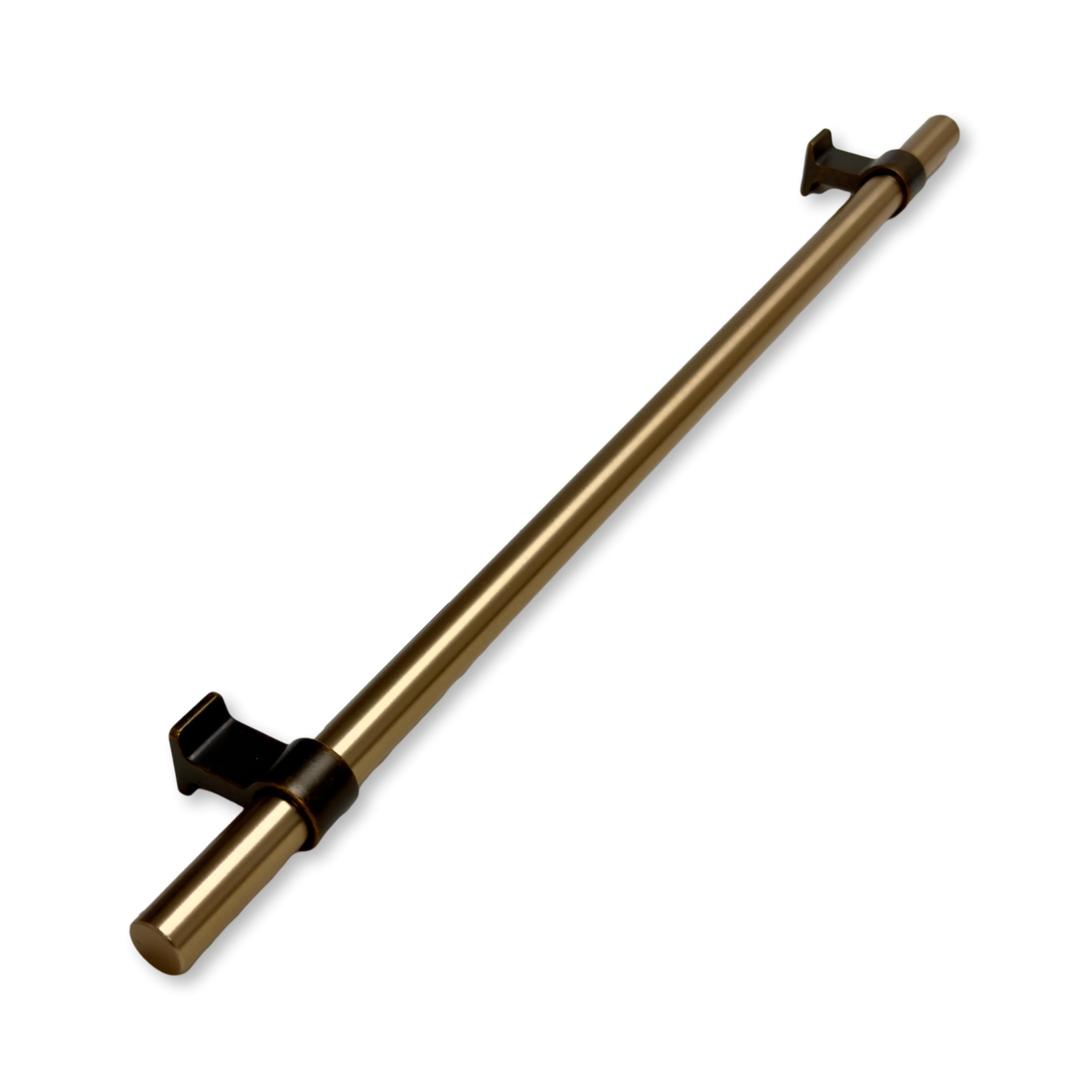 Brushed Bronze Cabinet Knobs and Pulls - Elegant T Bar Design for Kitchen & Bathroom Hardware - Perfect for Drawers, Cabinets, and Furniture - Dual Finish for Stylish Home Decor