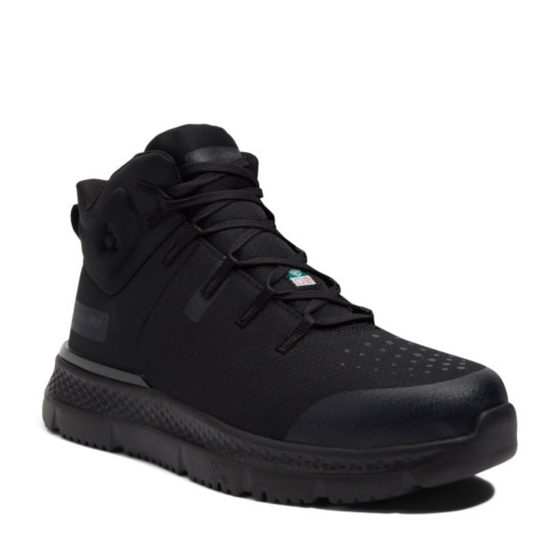 Timberland PRO Intercept MID TB0A67SFEL0 Men's Steel Toe Work Shoes - Black | Safety Toe Athletic Shoes for Construction, Warehouse & Outdoor Work | Durable & Comfortable Work Boots for Men