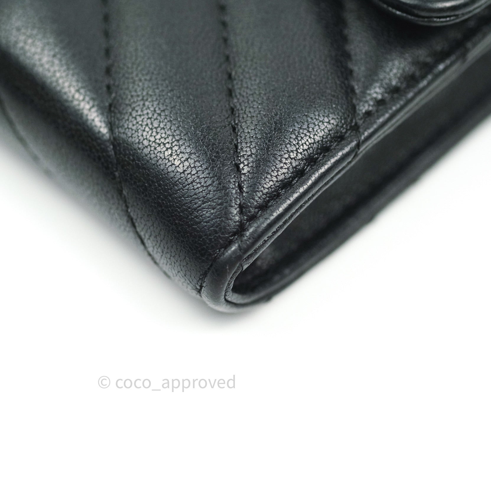 Chanel Chevron Sheepskin Reissue Large Flap Wallet So Black - Luxury Designer Womens Wallet for Everyday Use & Special Occasions