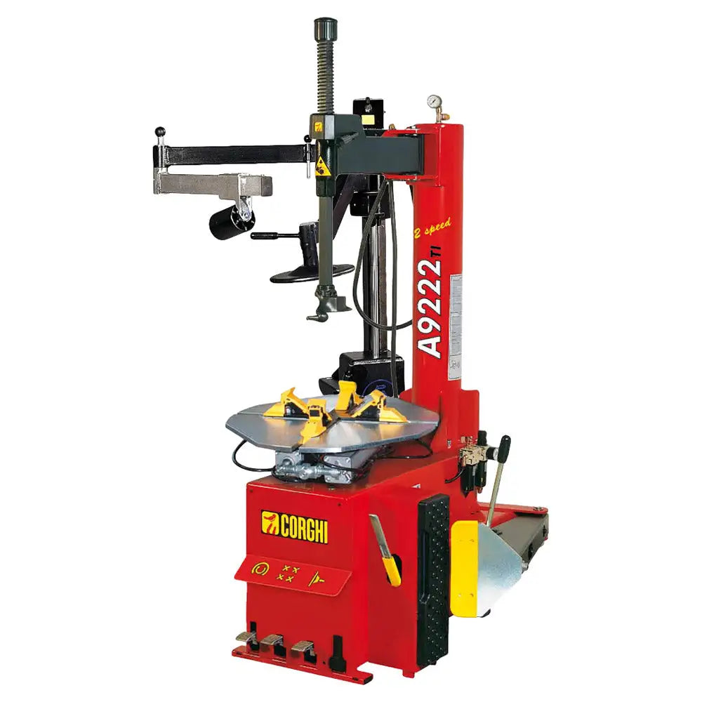 Corghi A9222TI Swing Arm Tire Changer with PU1500 Arm - Professional Tire Changing Machine for Auto Shops & Garage Use