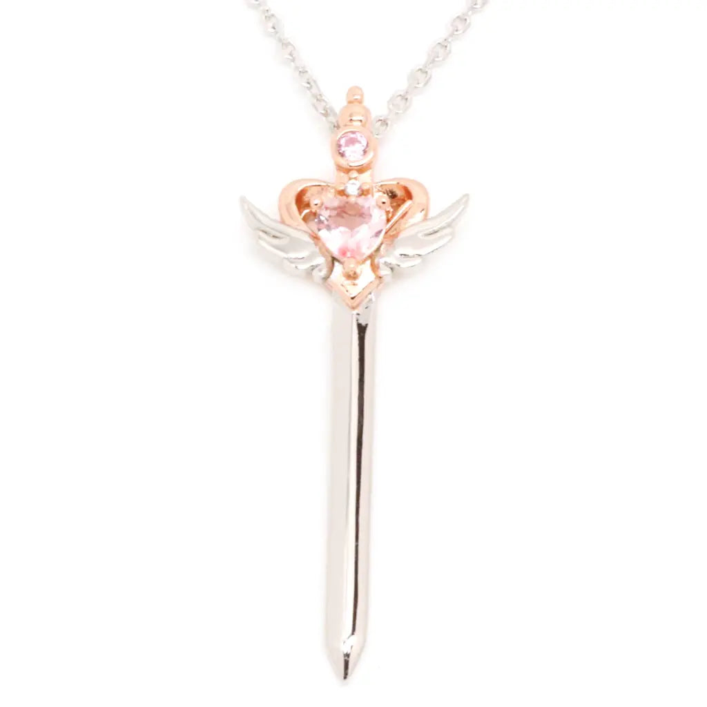 Magical Sword Pendant Necklace - Stainless Steel Fantasy Jewelry for Cosplay, LARP & Medieval Costume Accessories | Perfect for Renaissance Fairs, Halloween & Gift Giving