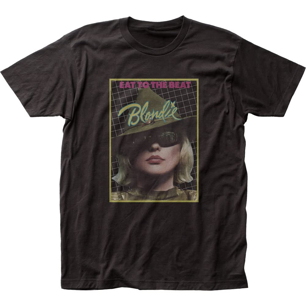 Blondie Eat to The Beat Fitted Jersey Tee - Vintage Rock Band T-Shirt for Men & Women - Soft Cotton Comfort Fit - Perfect for Concerts, Music Festivals & Casual Wear