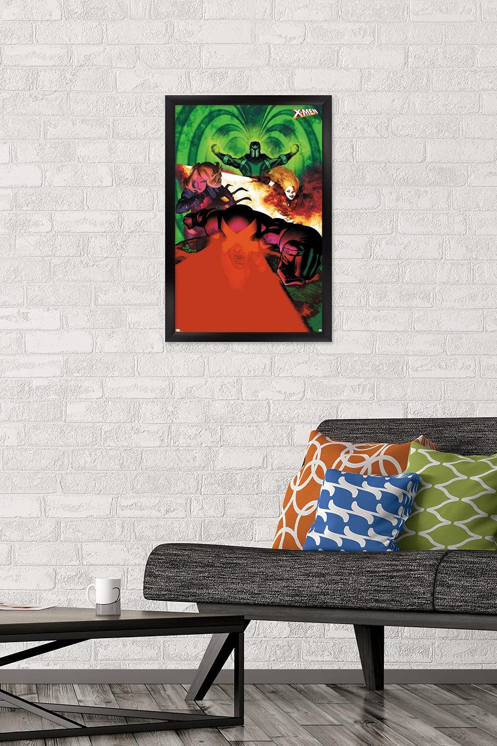Marvel Comics X-Men Wall Poster - Emma Frost, Magneto, Magik & Cyclops Art Print (22.4
