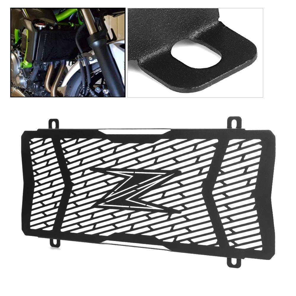 Z650 Motorcycle Radiator Guard - Heavy Duty Steel Grille Cover Protector for Kawasaki Z650 | Replacement & Upgrade Part for Enhanced Radiator Protection | Perfect for Off-Roading, Commuting & Performance Riding