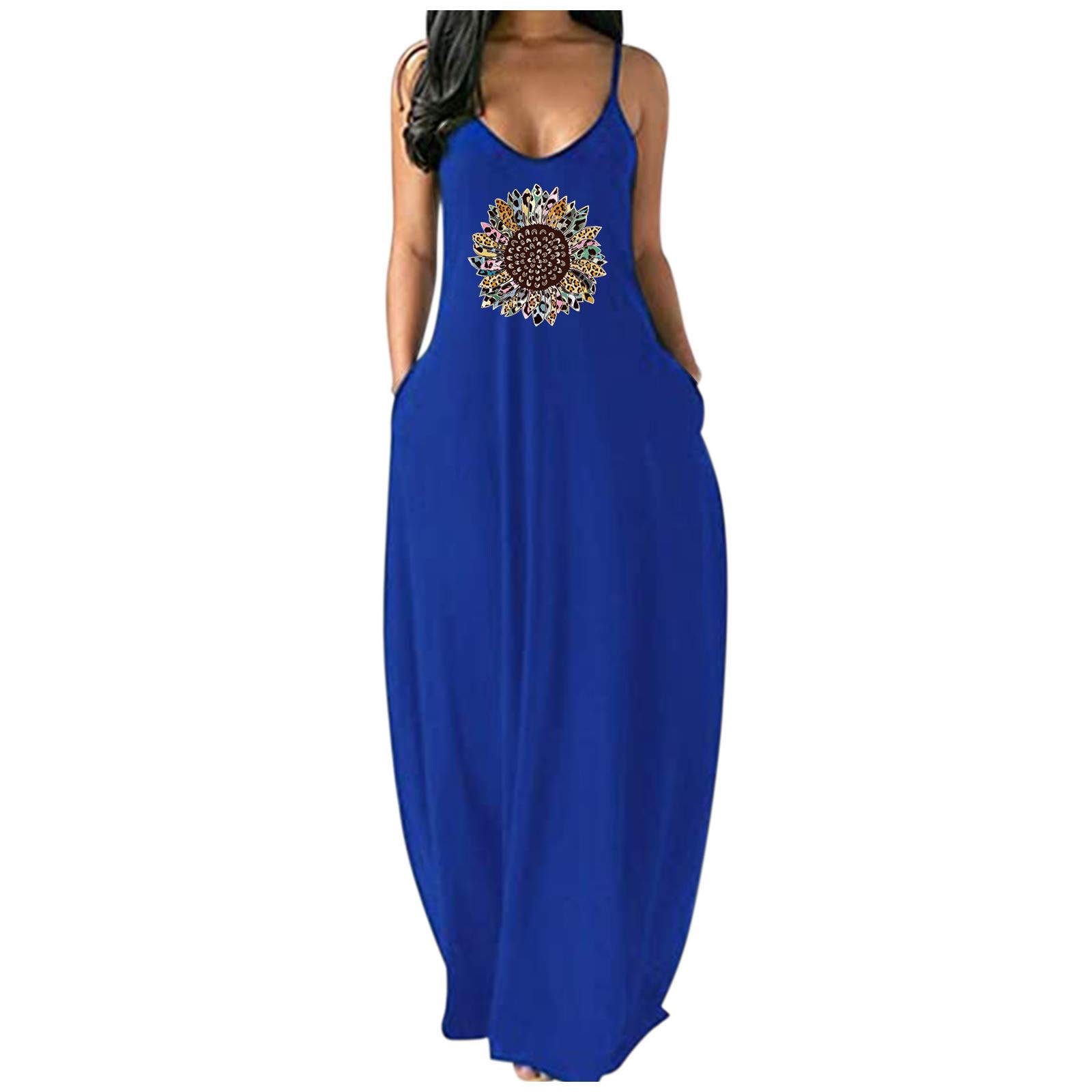 Stylish Summer Dresses for Women - Loose Casual Sexy Maxi Dress - Perfect for Beach, Vacation & Outdoor Parties - Gifts for Her