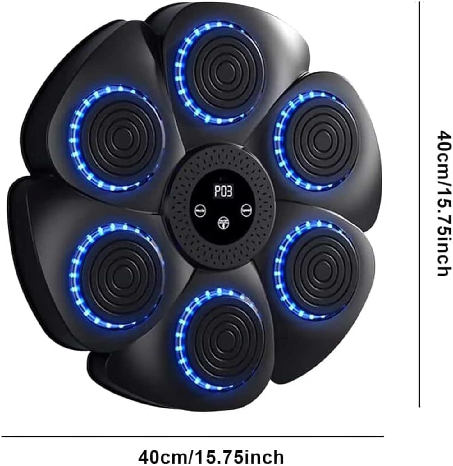 Smart Wall Mounted Music Boxing Machine for Adults - Punching Pad with Bluetooth & LED Display - Perfect for Home Gym, Boxing Training & Stress Relief