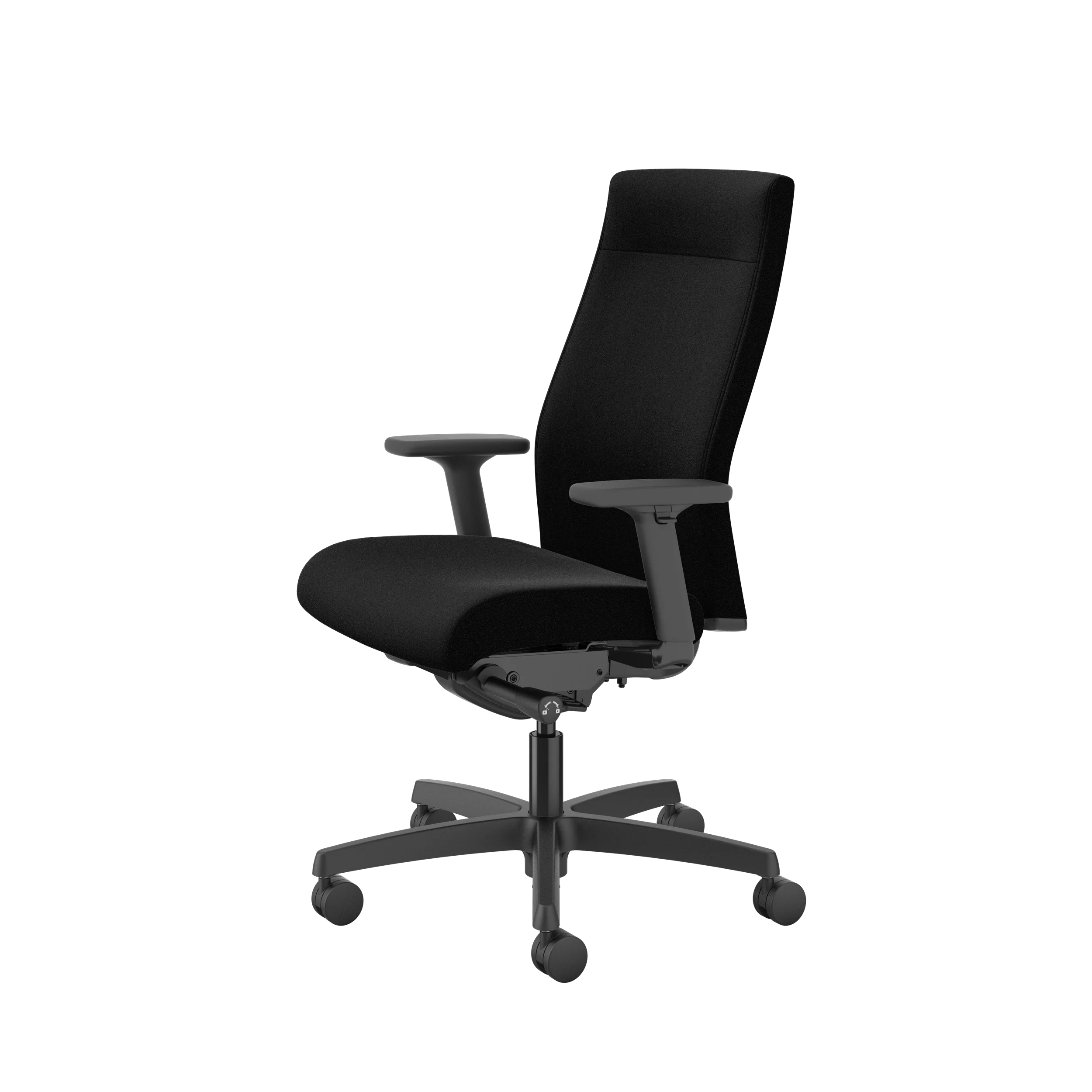 HON Ignition Upholstered Mid Back Office Chair - Ergonomic Mesh Task Chair with Adjustable Lumbar Support for Home & Office Workspace - Perfect for Long Hours of Computer Work and Video Conferencing