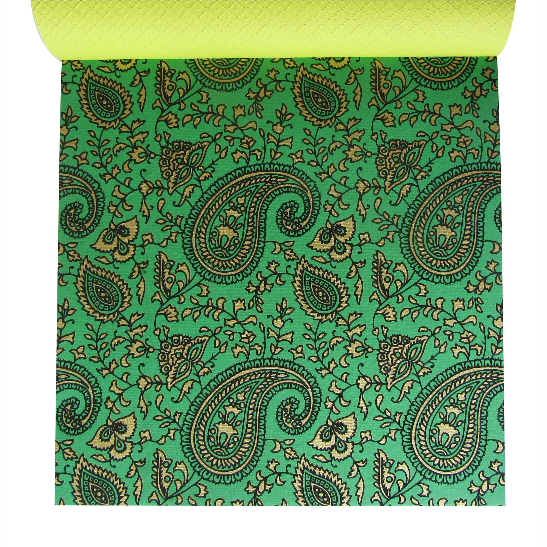 Shades of Green Handmade Scrapbook Paper 12x12 Inch Pad - 24 Sheets (12 Unique Designs) for DIY Crafts, Scrapbooking & Card Making | Premium Quality Acid-Free Paper