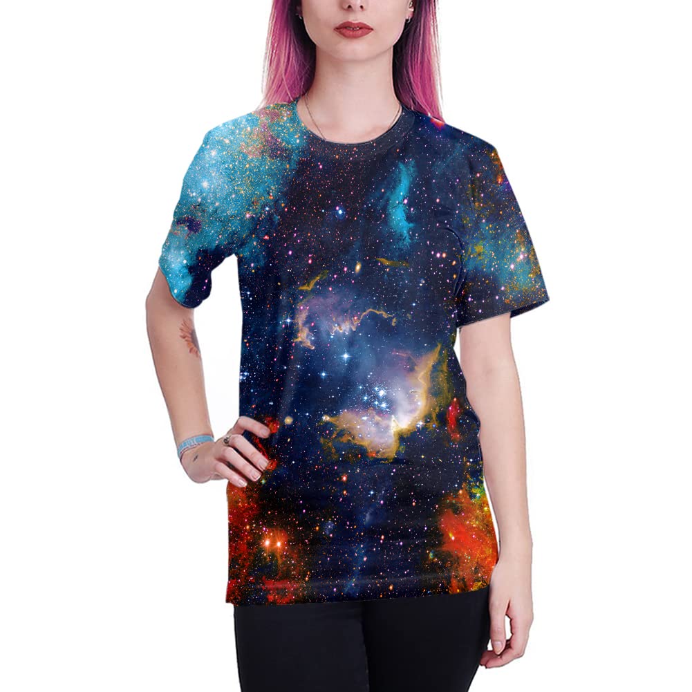 Yasswete Unisex 3D Printed Graphic T-Shirts - Short Sleeve Casual Tops for Men & Women - Perfect for Streetwear, Parties, and Everyday Fashion