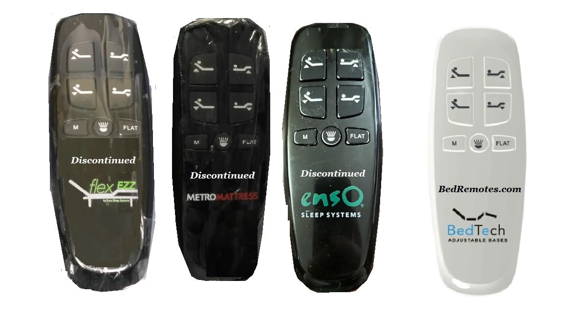 Richmat 7 Button HJH13D Wireless Remote Control - Compatible with FlexEzz, Enso, Metro Mattress, Bedtech & X5 iLift Adjustable Beds | Replacement Remote for Easy Bed Positioning & Massage Functions | Perfect for Home, Hospital & Elderly Care Use