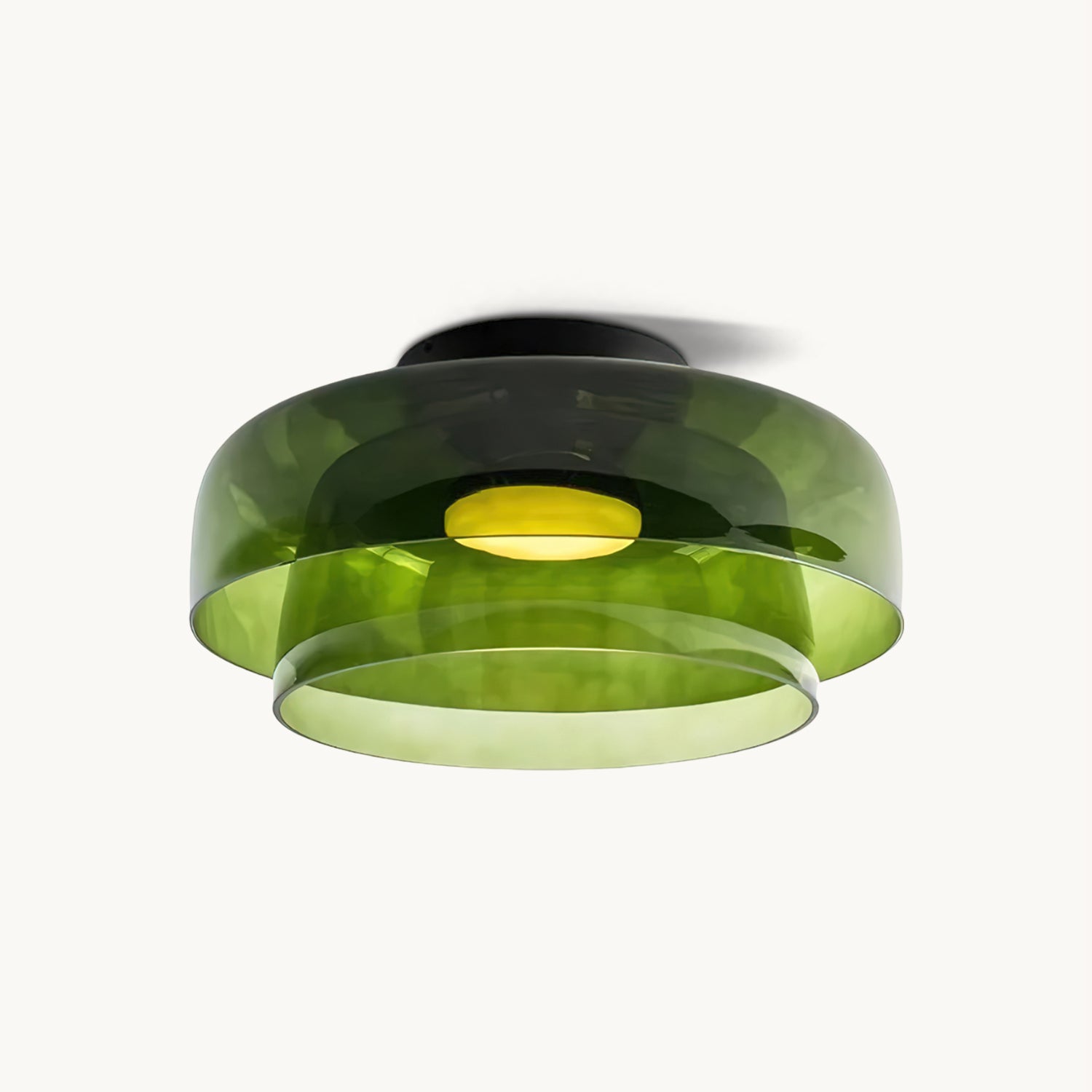 Modern Glass Ceiling Lamp - Elegant LED Lighting Fixture for Living Room, Bedroom & Dining Room | Perfect for Home & Office Decor