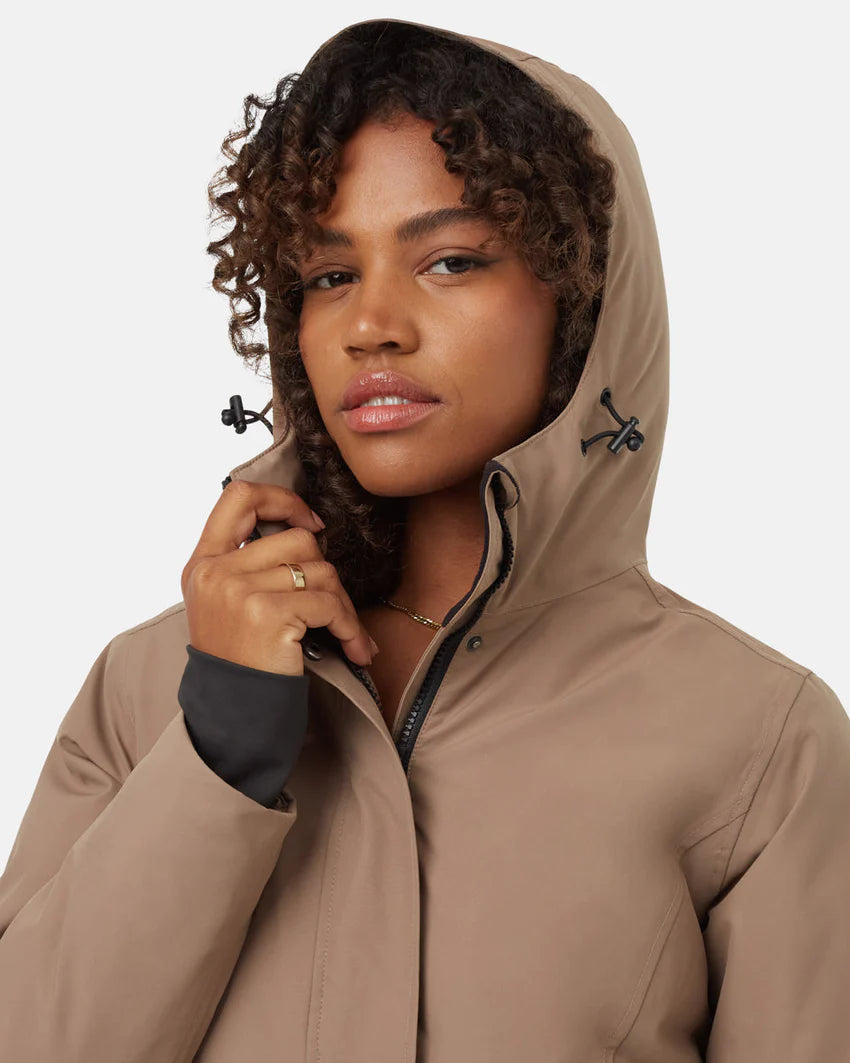 Women's Daily Parka Jacket - TCW5648 Waterproof Windproof Winter Coat for Outdoor Activities & Commuting