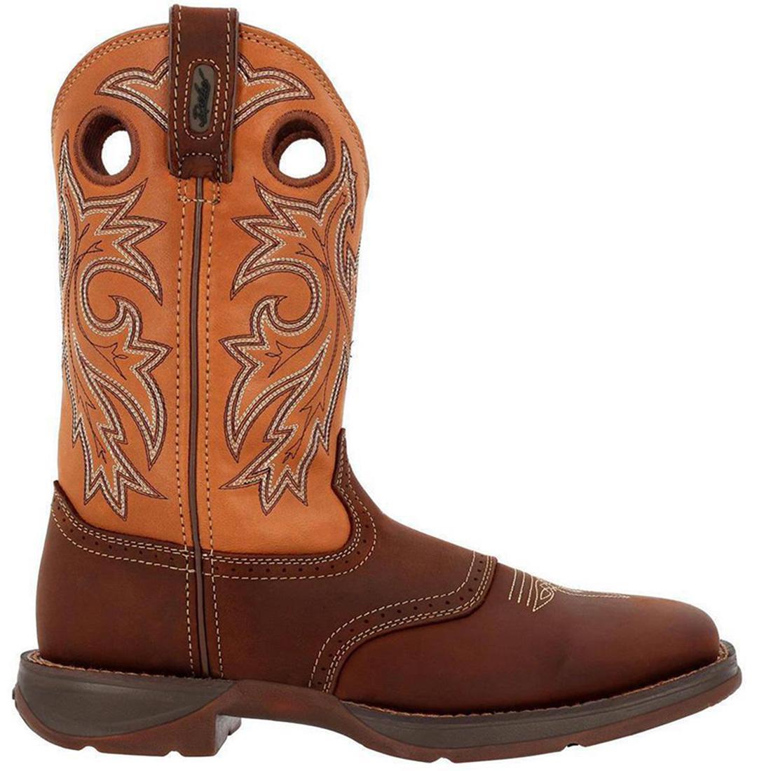 Rebel by Durango Western Cowboy Boots for Men - Comfortable Riding & Work Boots - Perfect for Rodeo, Ranch Work & Country Style Fashion
