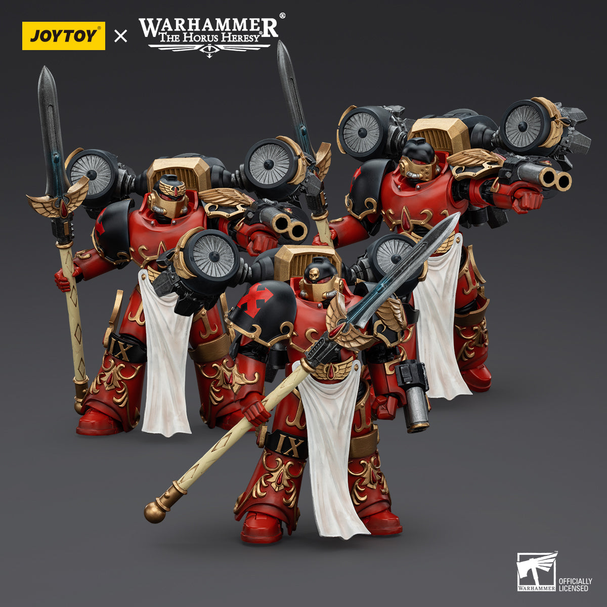 JOYTOY 1/18 Scale Warhammer The Horus Heresy Blood Angels Dawnbreaker Cohort Action Figure - Collectible Model for Warhammer 40K Fans & Tabletop Gaming Scenes