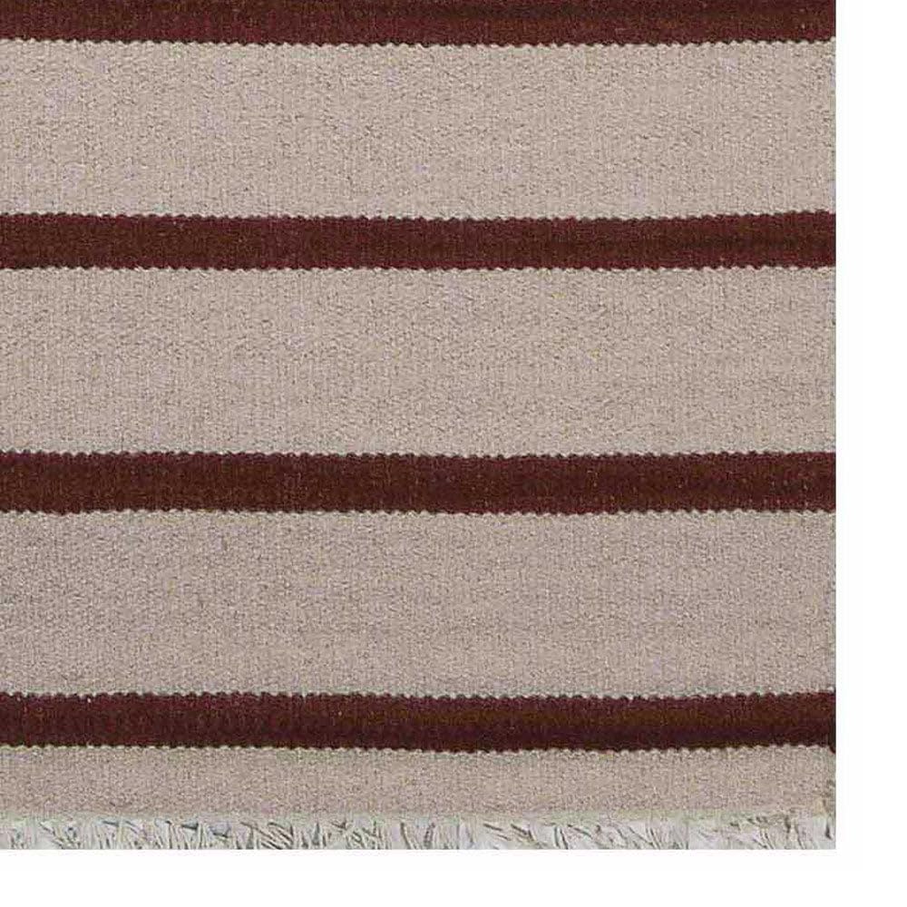 Handwoven Flat Weave Kilim Wool Eco-Friendly Area Rug - 2'6