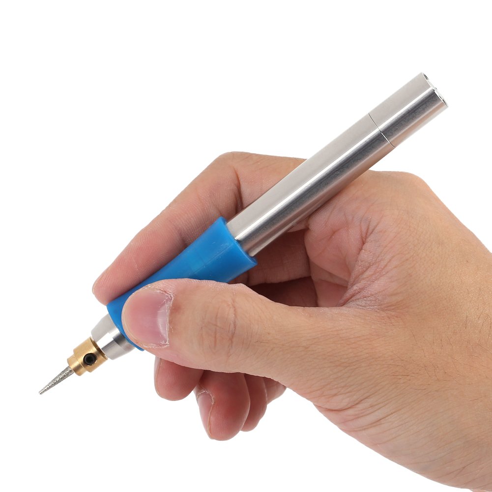 Premium Stainless Steel Mini Handheld Electric Engraving Pen - 32000 RPM Rechargeable Engraver Tool Kit for Metal, Wood, Stone & Glass | Perfect for DIY Crafts, Jewelry Making, Wood Carving & Personalization Projects