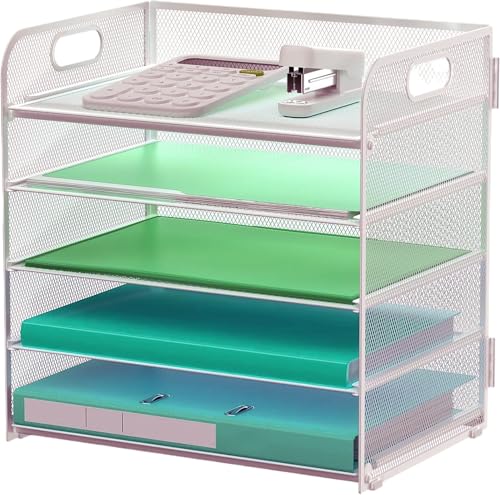 5-tier Desk Organizer,silver
