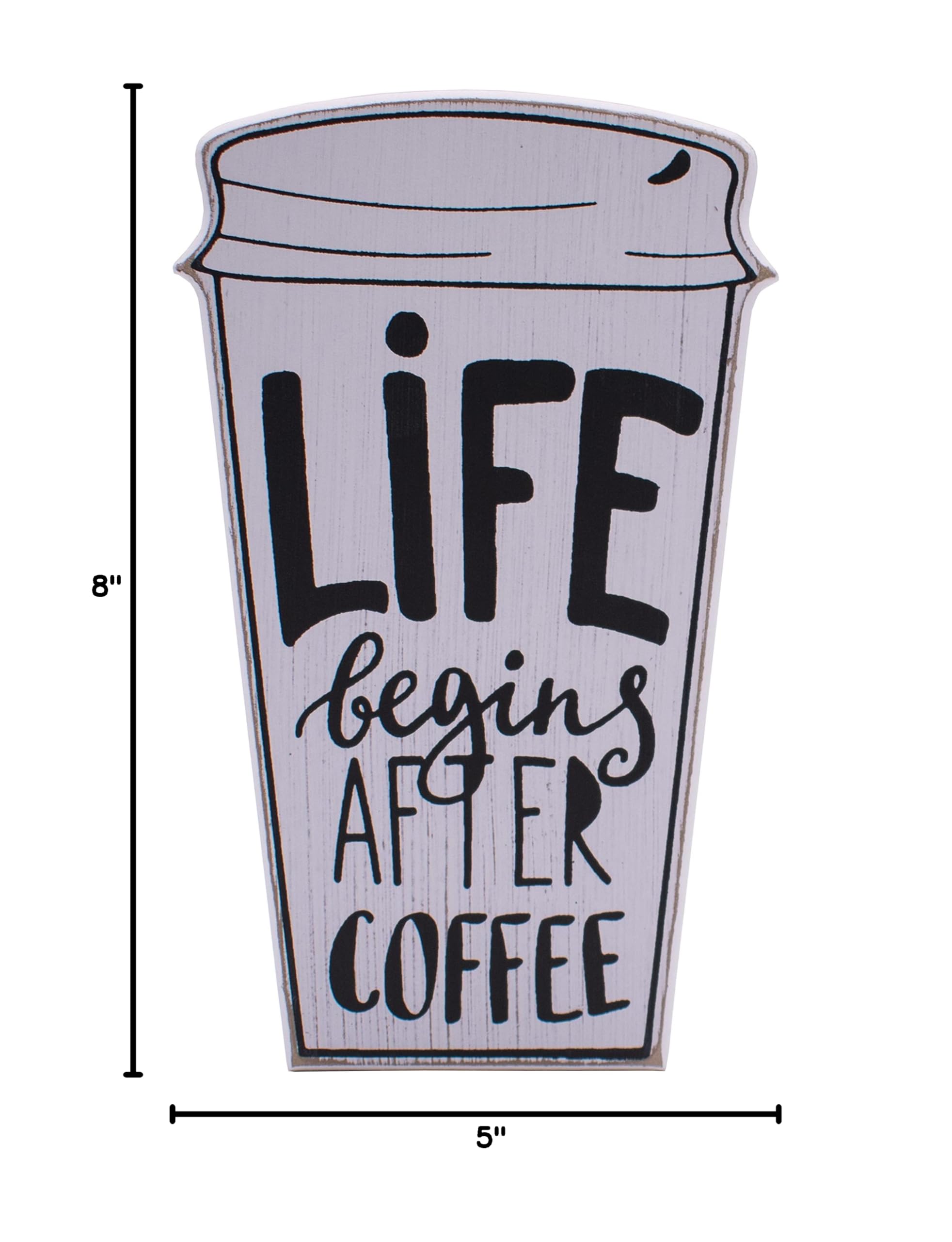 Rustic Wooden Coffee Lover Sign - 5