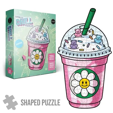Totally Chill Puzzles - Gummy Bear Frap Jigsaw Puzzle for Adults & Teens | Fun Stress Relief & Relaxation Activity for Home, Office or Party Game Night