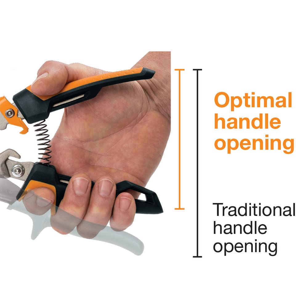 Fiskars Pro PowerGear HVAC Tool Seamer - Heavy Duty Metal Seaming Tool for HVAC Ductwork, Orange - Perfect for HVAC Professionals and DIY Home Improvement Projects