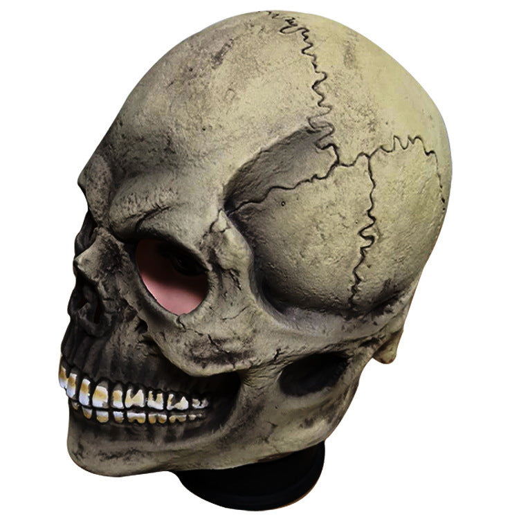 Scary Halloween Skull Mask for Adults - Realistic 3D Latex Costume Accessory for Horror Parties, Cosplay & Trick or Treat