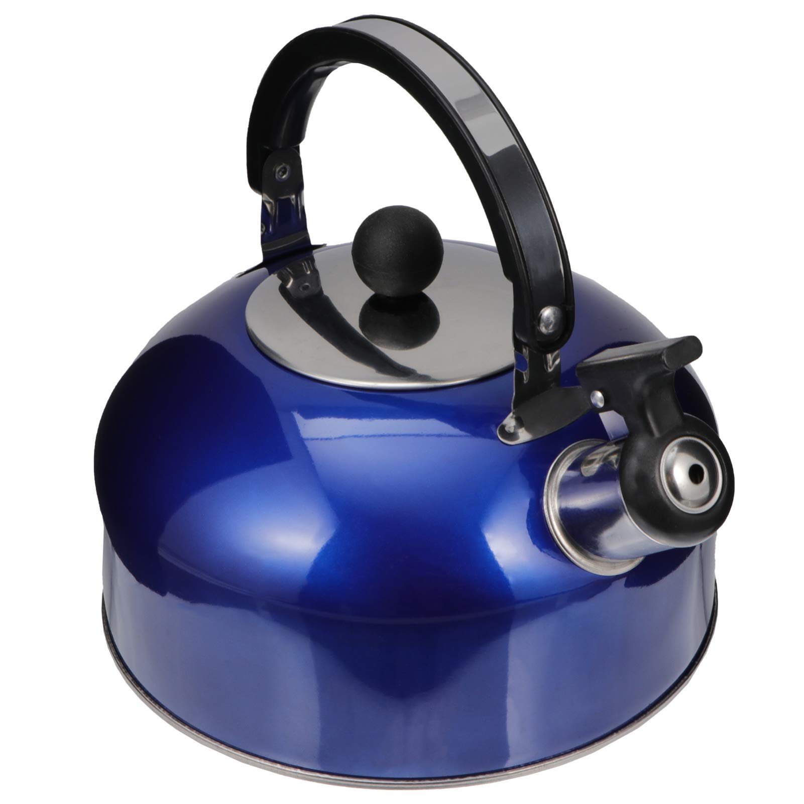 Premium Whistling Tea Kettle - Stainless Steel Stovetop Pot with Loud Whistle for Boiling Water - Perfect for Tea, Coffee & Hot Chocolate Making at Home or Office