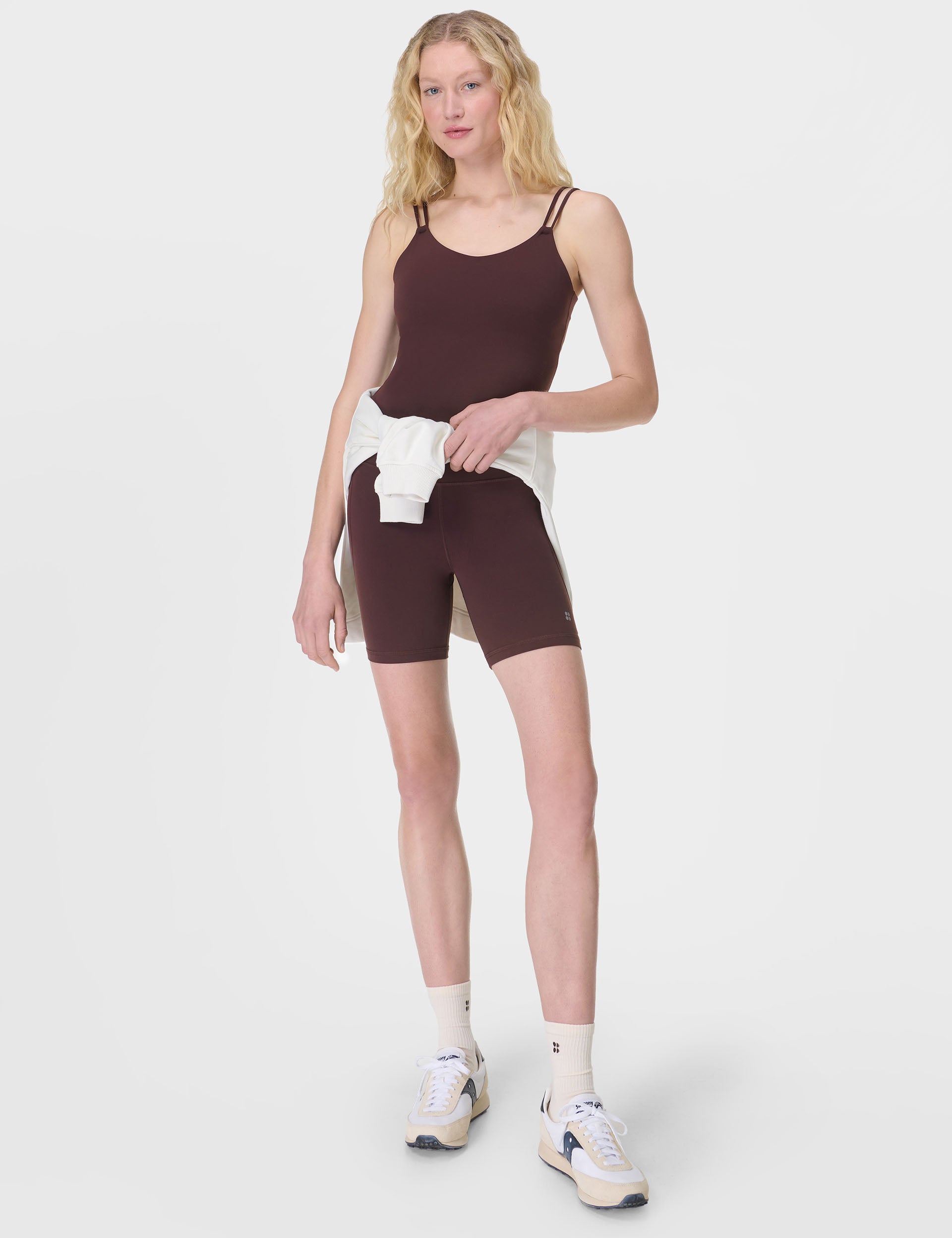 Ultimate Studio Strappy Vest in Sable Brown - Women's Fashion Layering Piece for Casual & Evening Outfits