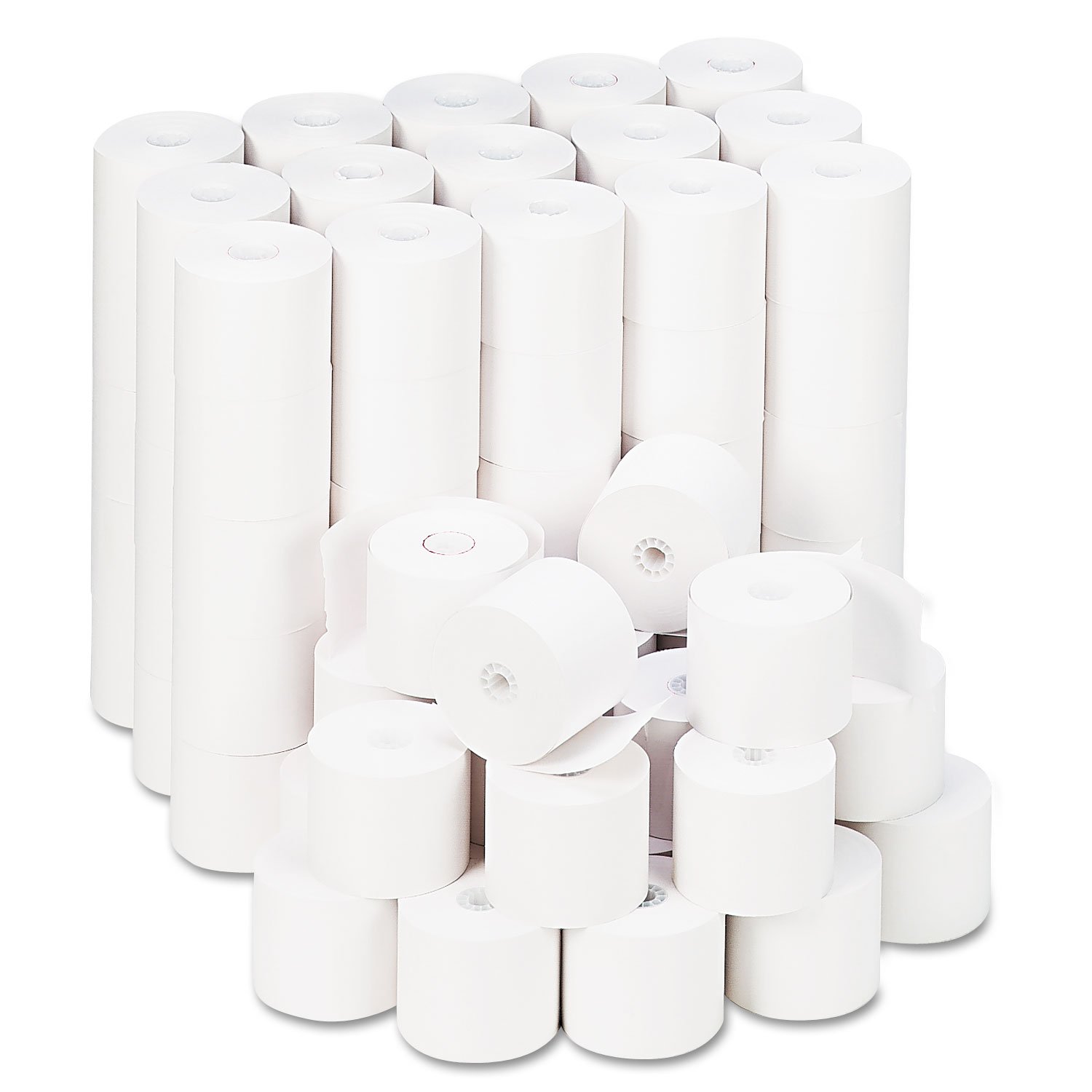 Universal 22200 Adding Machine & Calculator Paper Roll - 16 lb, 1/2-Inch Core, 2-1/4