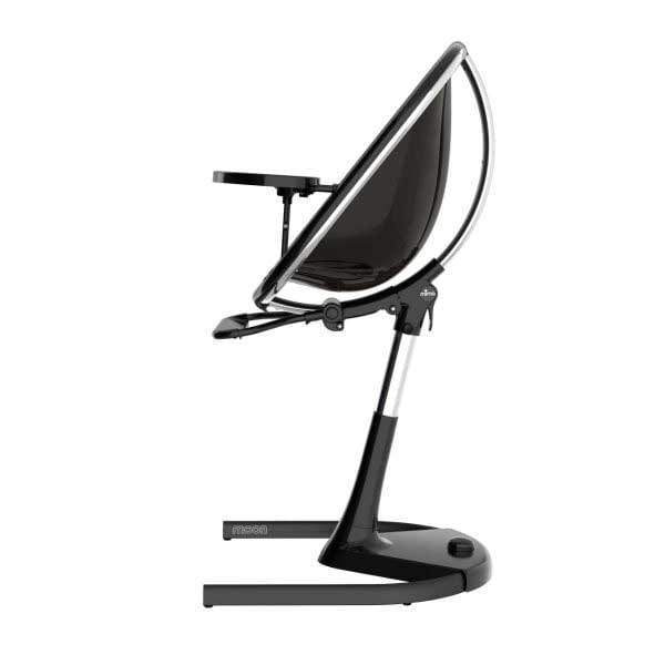 Mima Moon 2G Premium Baby High Chair with Adjustable Height & Removable Tray - Modern Black Base Design for Dining, Feeding & Playtime