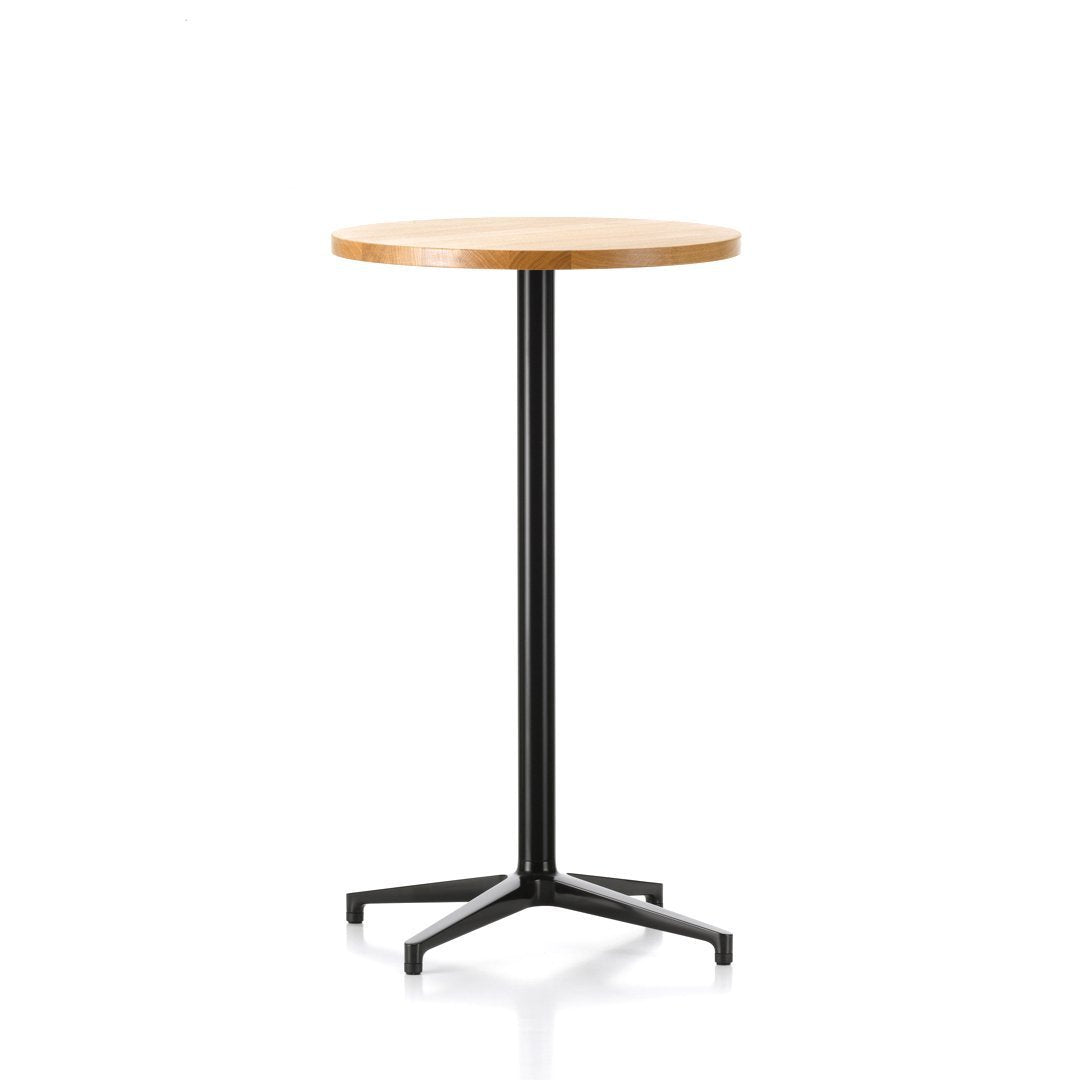 Round Bistro Standup Table - Indoor Cafe & Restaurant Height Bar Table for Small Spaces, Kitchen, Dining Room, or Patio Use