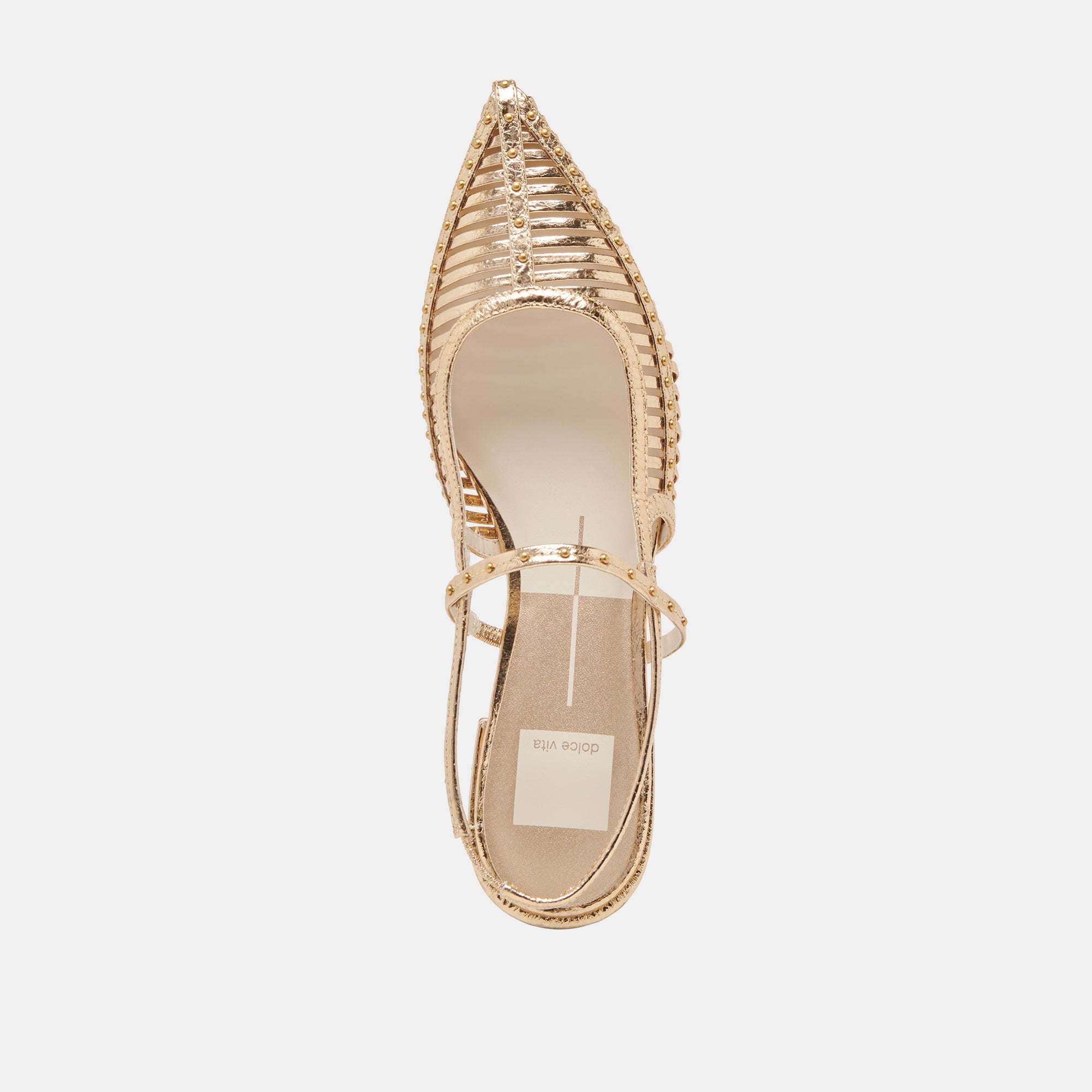PHINLY FLATS GOLD DISTRESSED LEATHER Women's Casual Shoes - Comfortable & Stylish for Everyday Wear, Office, and Outings