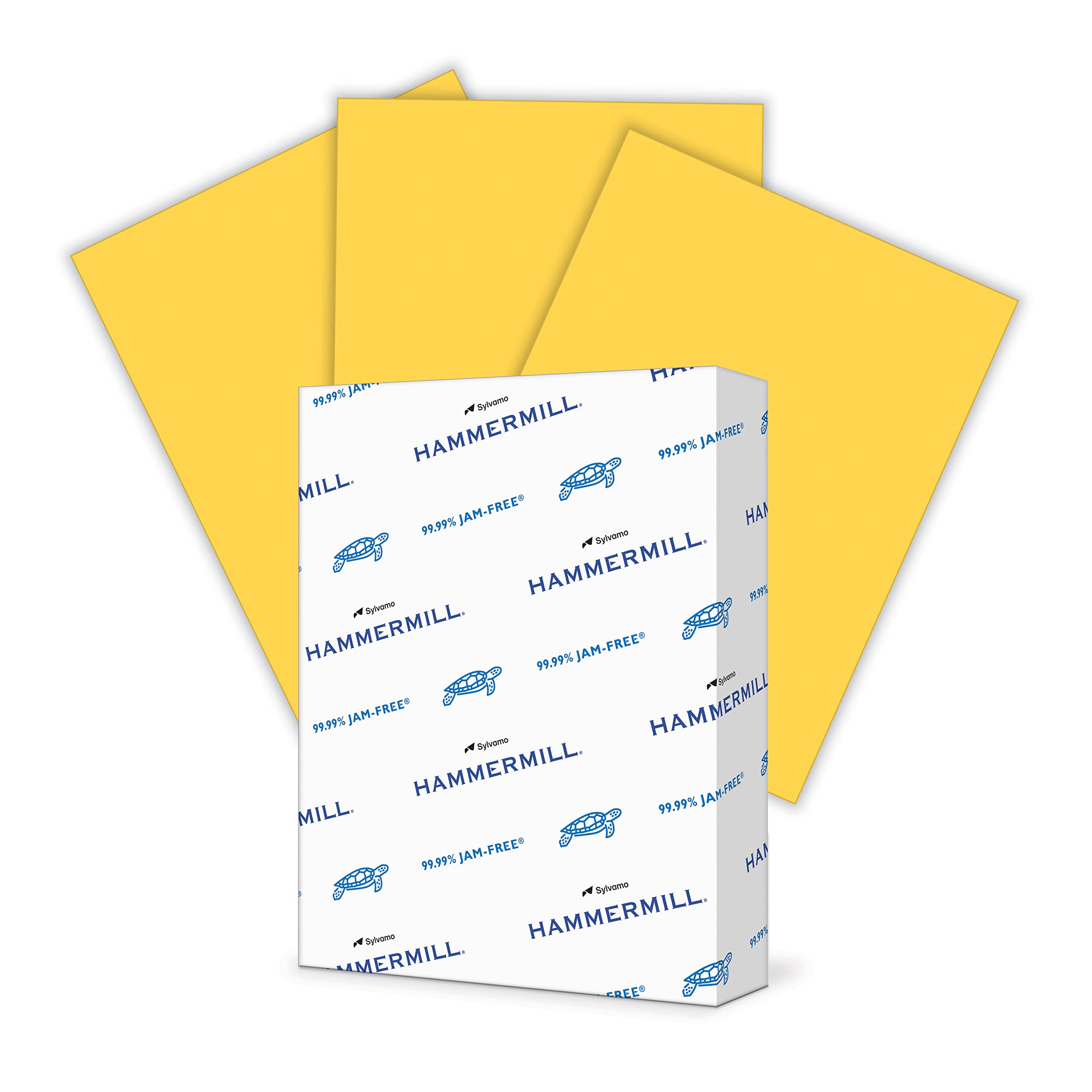 Hammermill 20 lb Goldenrod Colored Printer Paper, 8.5 x 11 Inches, 500 Sheets/Ream - Pastel Paper for Office, School & Craft Projects - Made in USA (103168R)