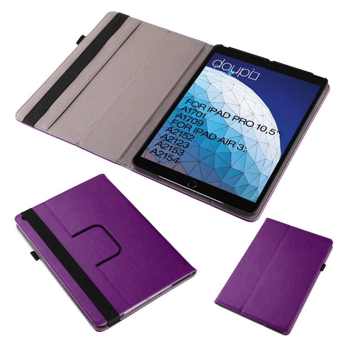 360° Rotatable Smart Flip Cover for iPad Pro 10.5