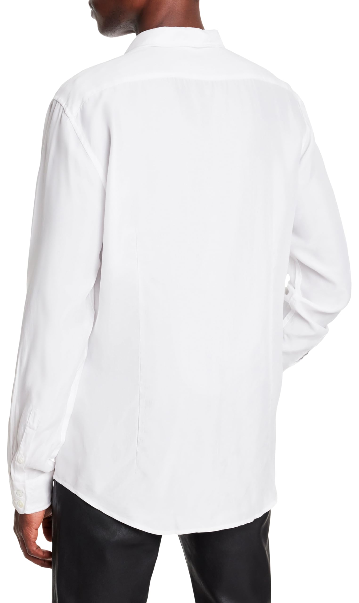 John Varvatos Men's Orchard Button-Down Shirt - Casual Slim Fit Long Sleeve Dress Shirt for Work, Date Night & Business Meetings