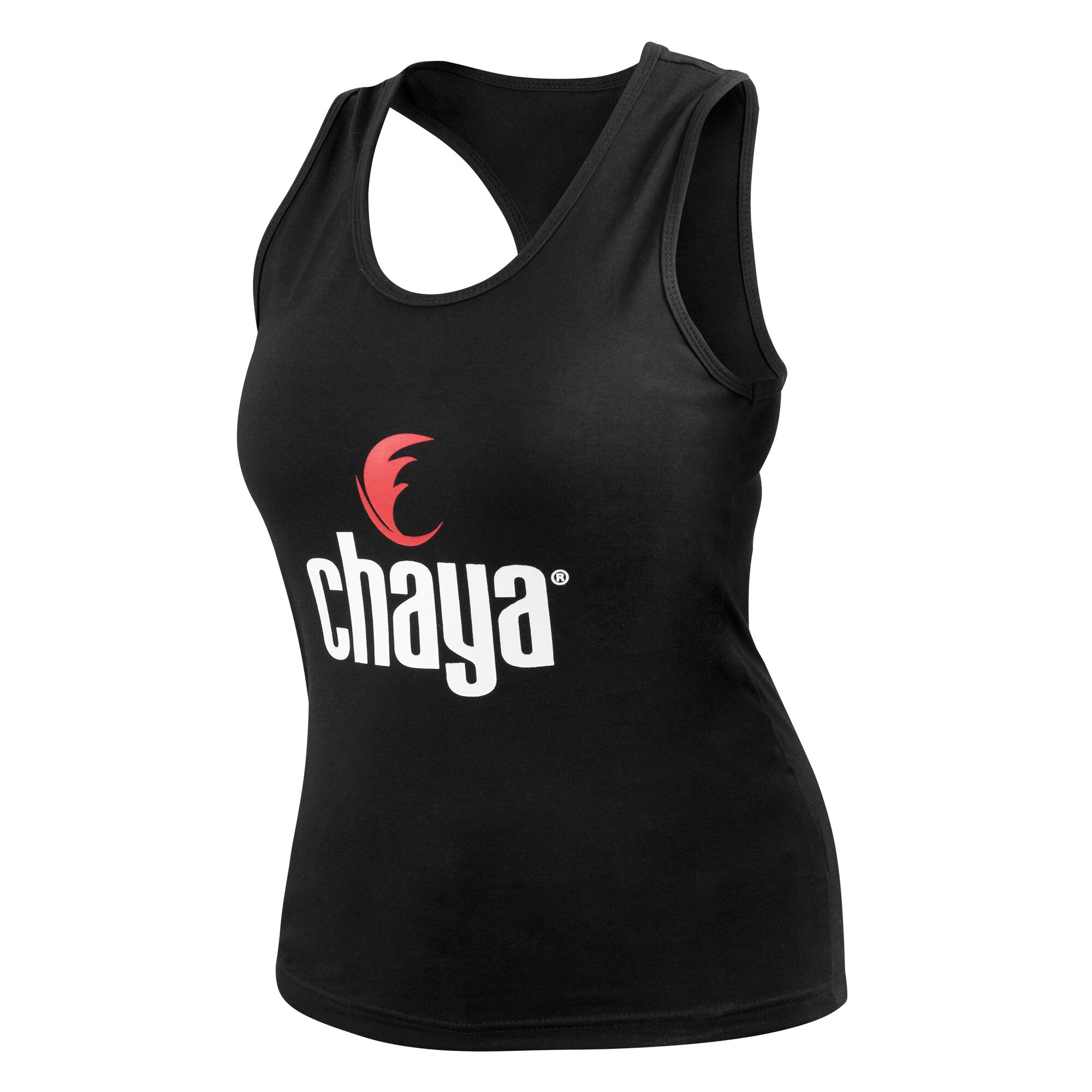 Chaya Logo Tank Top for Women - Soft Cotton Casual Sleeveless Shirt - Perfect for Gym, Yoga, Running & Summer Outfits