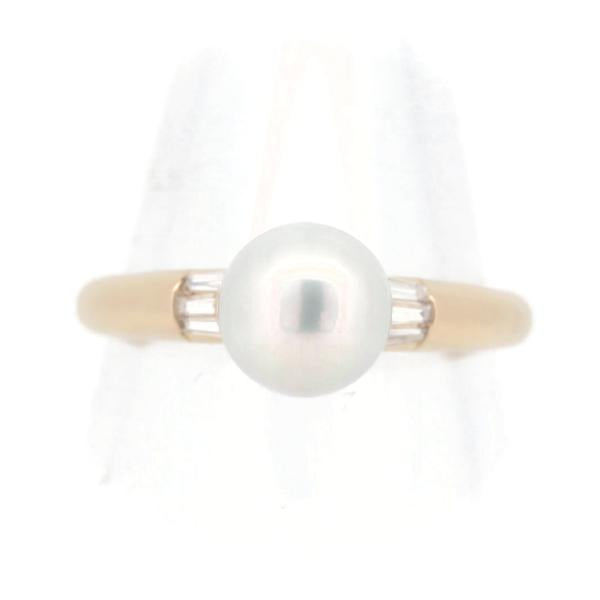 18K Gold Solitaire Pearl Ring - Vintage Elegant Jewelry for Women - Perfect for Weddings, Anniversaries & Special Occasions