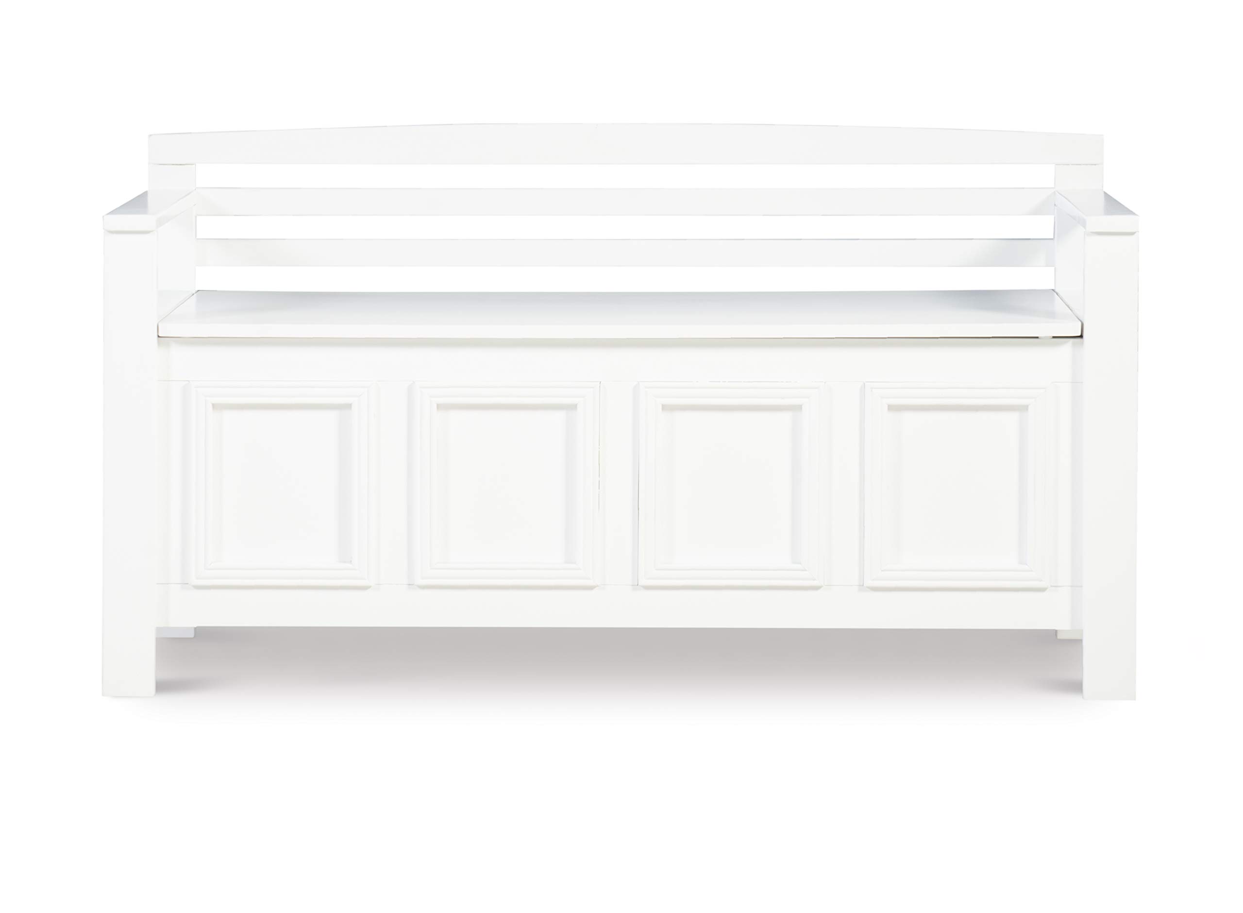 Linon Laredo Storage Bench - Upholstered Entryway Bench with Lift Top Seat for Shoe Storage, Modern Hallway Furniture for Living Room, Bedroom & Entryway Organization