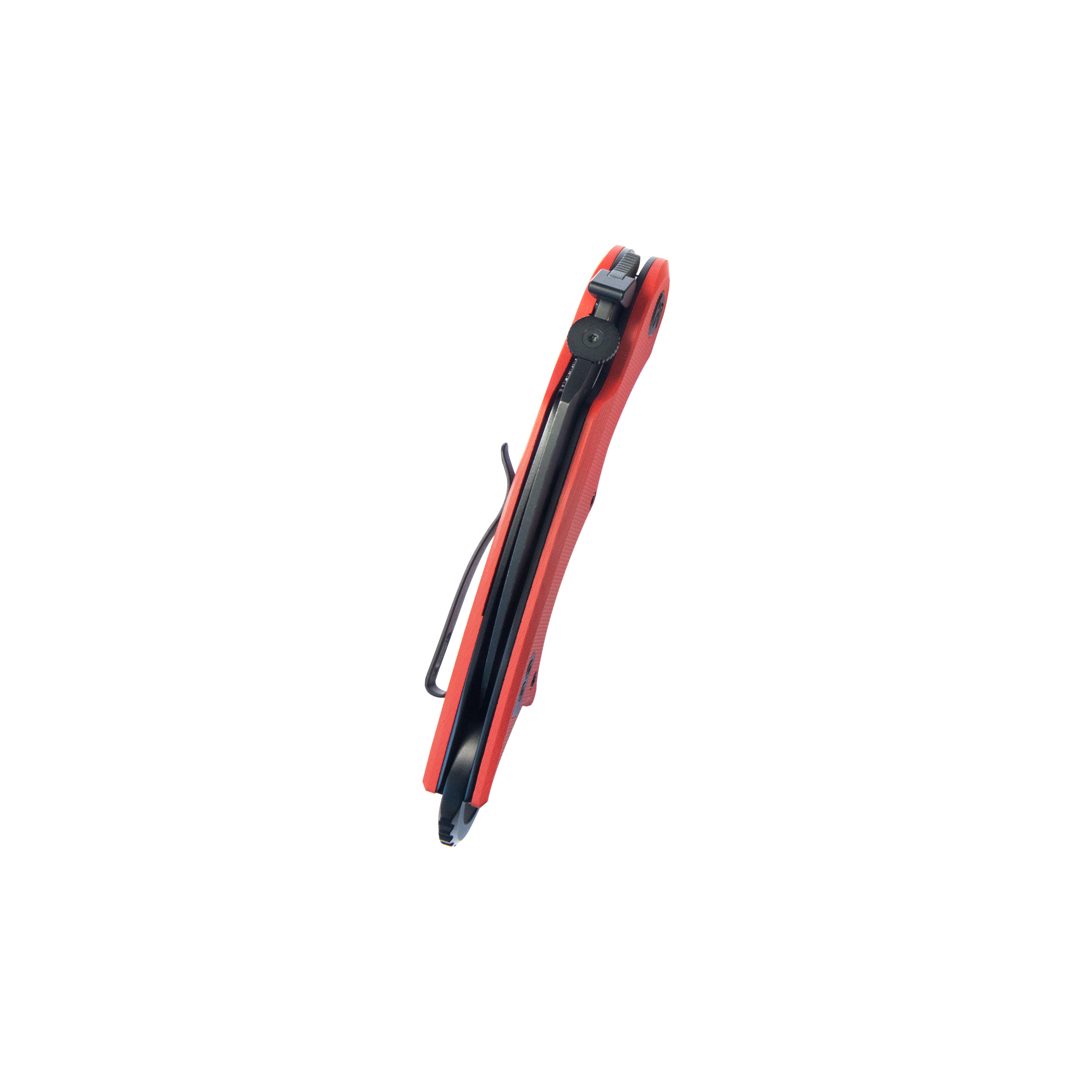 Kubey Rogue Pikal Karambit Folding Knife - Red G10 Handle, 2.91