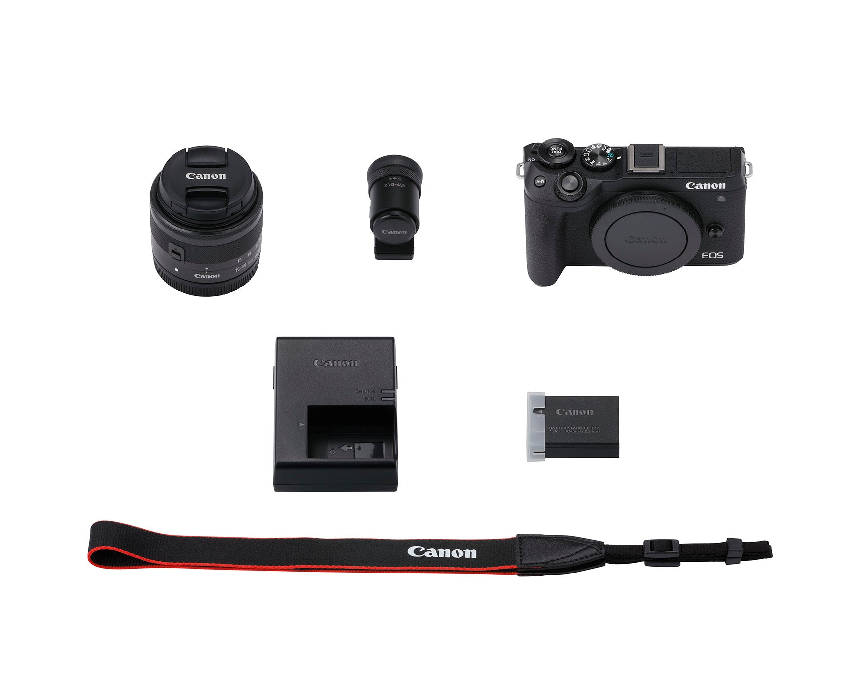 Canon EOS M6 Mark II Mirrorless Digital Camera with 15-45mm Lens Kit, 4K Video, 32.5MP APS-C Sensor, WiFi & Bluetooth - Perfect for Travel Photography, Vlogging & Content Creation (Black)
