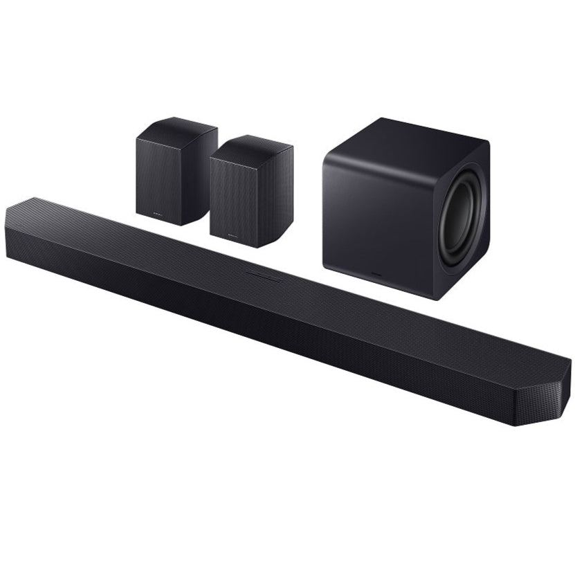 Samsung HW-Q990F/XS 11.1.4 Channel Dolby Atmos Soundbar with Wireless Subwoofer & Rear Speakers - Premium Home Theater Audio System for Movies, Music & Gaming