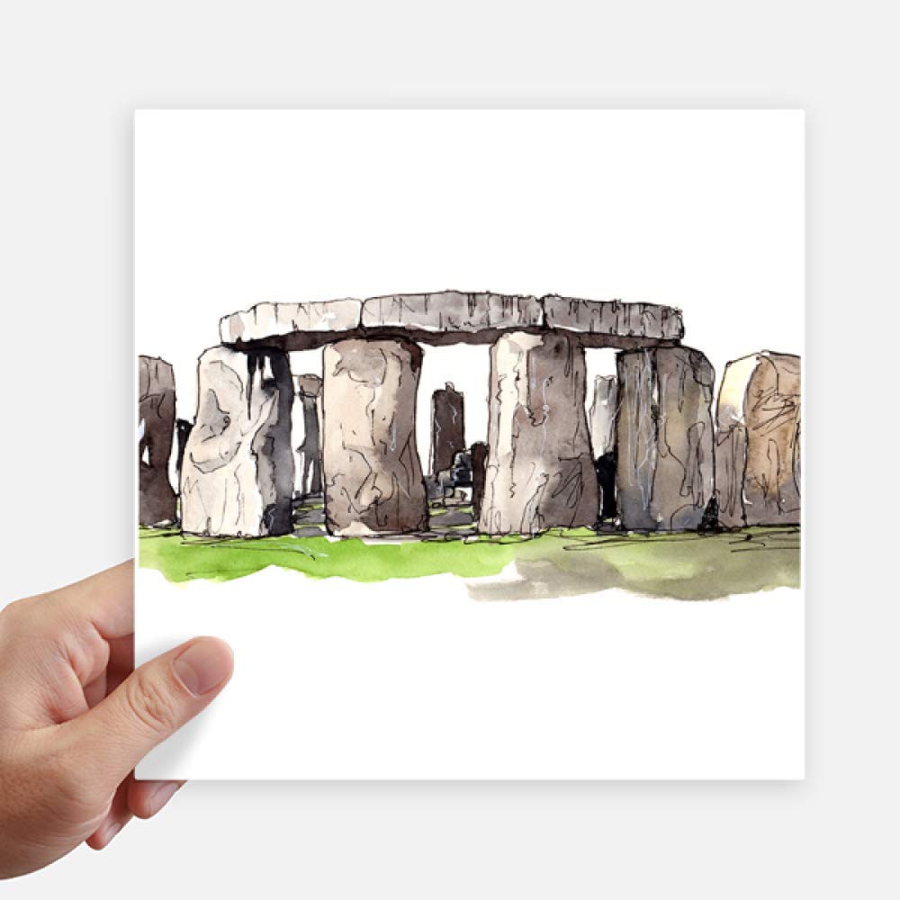 DIYthinker Stonehenge England Sticker - Self-Adhesive Wall Art, Laptop Decal, Waterproof Vinyl Tags for Home Office Decor, Travel Souvenirs & Scrapbooking